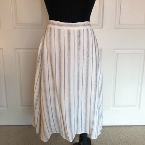 LOFT Striped Skirt